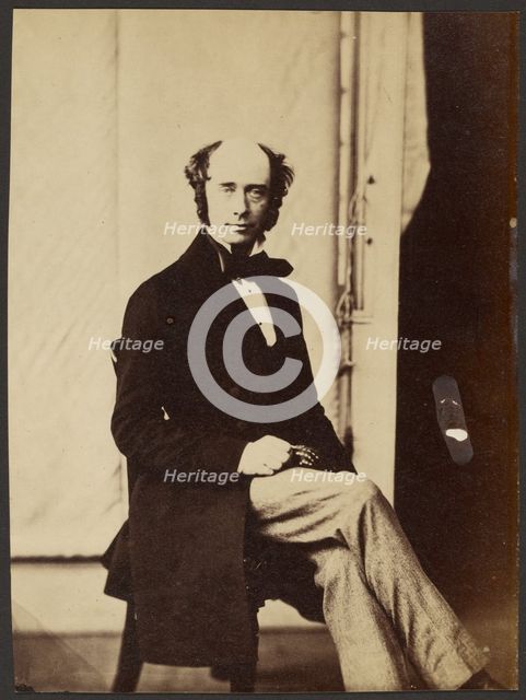 Portrait of a Man, about 1856. Creator: Roger Fenton.