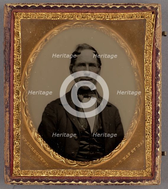 Portrait of a Man, about 1857. Creator: Unknown.
