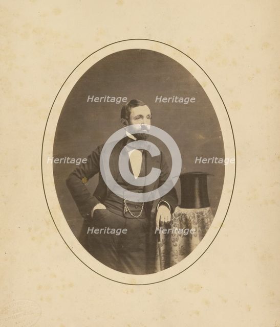 Portrait of a Man, about 1858-1868. Creator: Charles De Forest Fredricks.