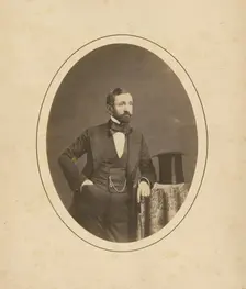 Portrait of a Man, about 1858-1868. Creator: Charles De Forest Fredricks