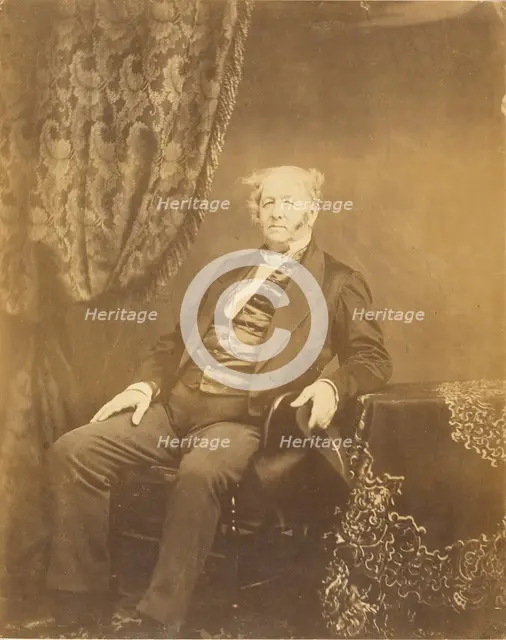 Portrait of a man, about 1860-1874. Creator: Charles Henry Williamson.