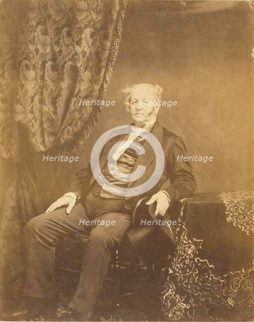 Portrait of a man, about 1860-1874. Creator: Charles Henry Williamson.