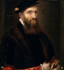 Portrait of a Man aged 48, 1555. Creator: Frans Floris
