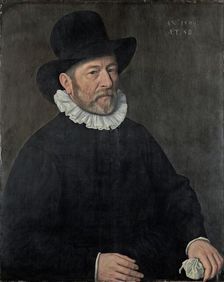 Portrait of a Man aged Fifty-eight, 1594. Creator: Cornelius Ketel