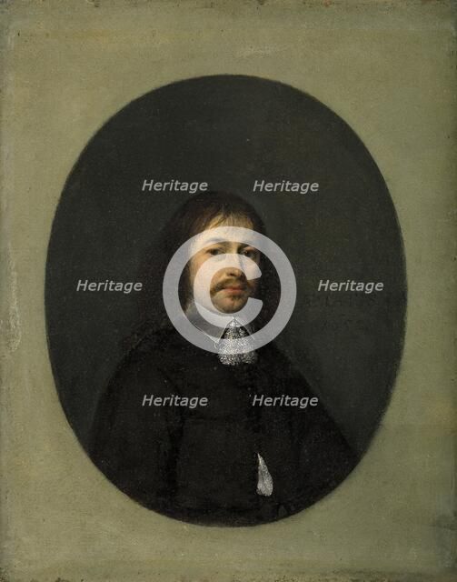 Portrait of a Man aged Forty-two, 1652. Creator: Gerard Terborch II.
