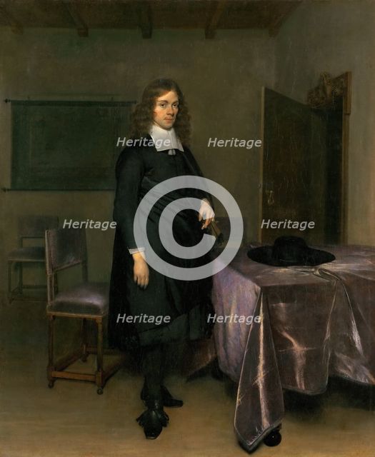 Portrait of a man. Artist: Ter Borch, Gerard, the Younger (1617-1681)