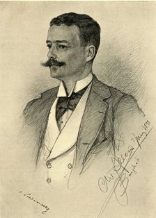 Portrait of a man, Bangkok, 1898. Creator: Christian Wilhelm Allers