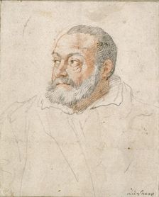 Portrait of a Man, (Barozzi da Vignola), 16th century. Artist: Federico Zuccaro