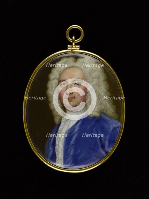 Portrait of a man, between 1725 and 1750. Creator: English School.