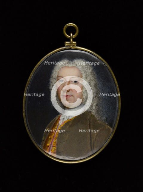 Portrait of a man, between 1725 and 1750. Creator: English School.