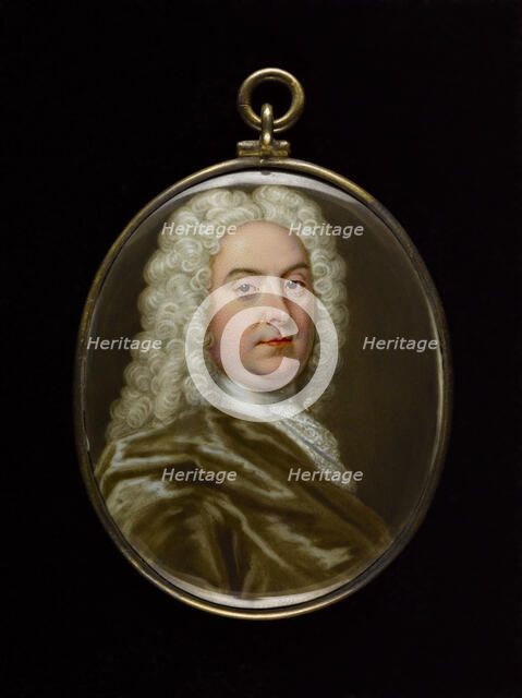 Portrait of a man, between 1725 and 1750. Creator: English School.