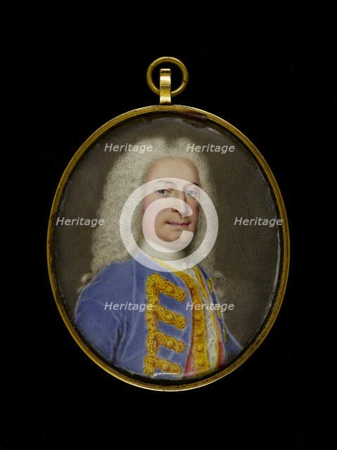 Portrait of a man, between 1725 and 1750. Creator: English School.