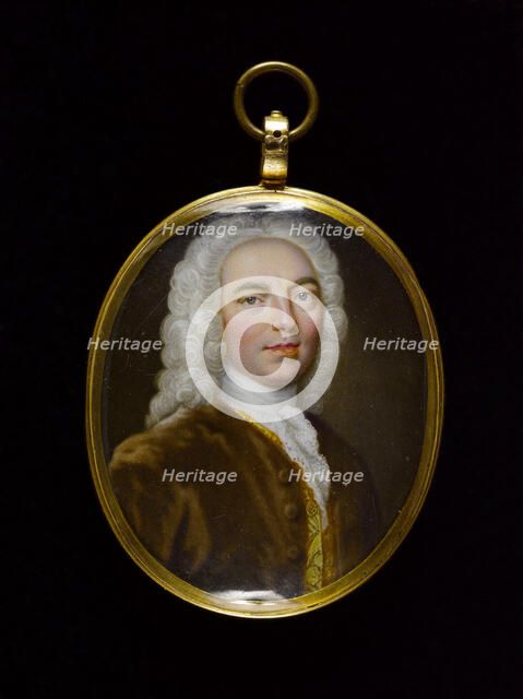 Portrait of a man, between 1725 and 1750. Creator: English School.
