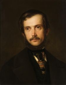 Portrait of a Man, between 1850-1860. Creator: Henryk Rodakowski