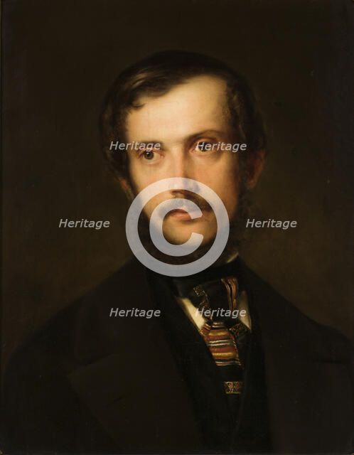 Portrait of a Man, between 1850-1860. Creator: Henryk Rodakowski.