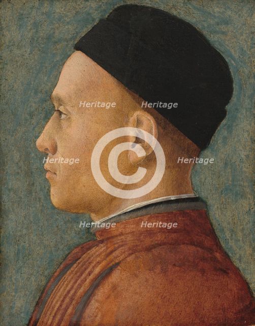 Portrait of a Man, c. 1470. Creator: Andrea Mantegna.