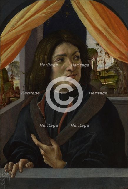 Portrait of a Man, c. 1500. Artist: Raffaellino del Garbo (1466-1524)