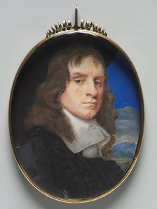 Portrait of a Man, c. 1655. Creator: Samuel Cooper (British, 1608/09-1672)