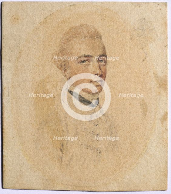 Portrait of a Man, c. 1775. Creator: John I Smart (British, 1741-1811).