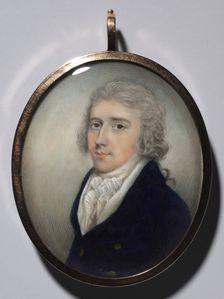 Portrait of a Man, c. 1795-1800. Creator: N*** Freese (British)