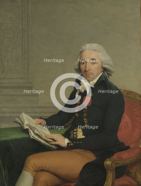 Portrait of a Man, c.1795. Creator: Francois-Andre Vincent.