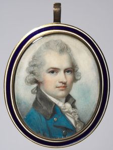 Portrait of a Man, c. 1790. Creator: Richard Cosway (British, 1742-1821)