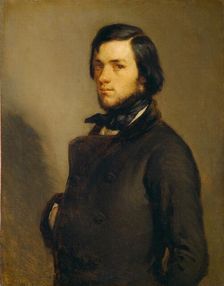 Portrait of a Man, c. 1845. Creator: Jean Francois Millet