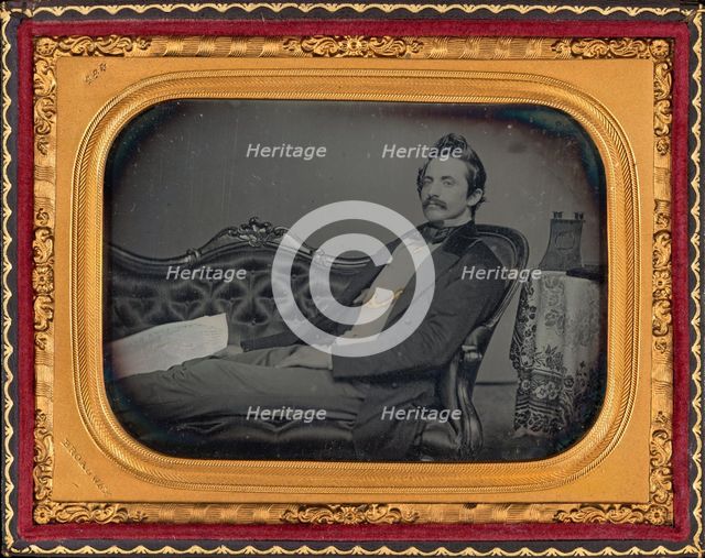 Portrait of a Man, c. 1850 - 1855. Creator: Kapp & Goss.