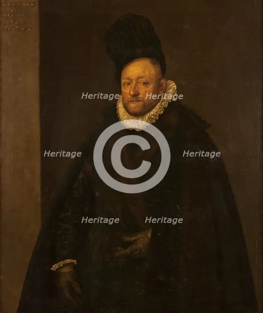 Portrait of a Man, c16th century. Creator: Leandro Bassano.