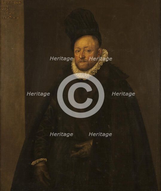 Portrait of a Man, c16th century. Creator: Leandro Bassano.