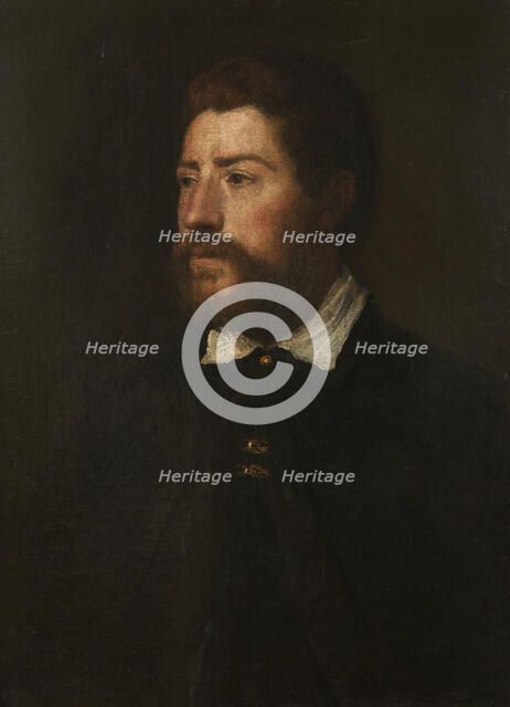 Portrait of a Man, c16th century. Creator: School of Giulio Campi.