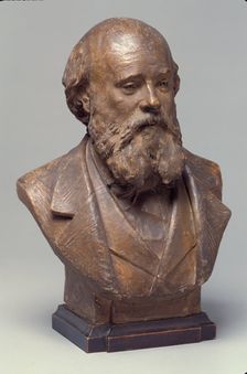 Portrait of a Man, c1855. Creator: Albert Ernest Carrier de Belleuse