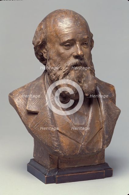 Portrait of a Man, c1855. Creator: Albert Ernest Carrier de Belleuse.