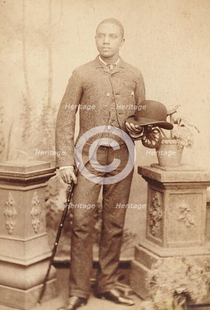 Portrait Of A Man, c1879-1891. Creator: Edward J. Souby.