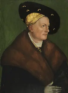 Portrait of a Man (Georg Thurzo?), 1518. Creator: Master of the Monogram TK