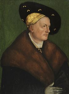 Portrait of a Man (Georg Thurzo?), 1518. Creator: Master of the Monogram TK