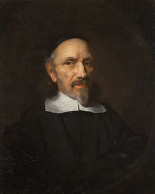 Portrait of a Man Dressed in Black, c1675. Creator: copy after Nicolaes Maes?