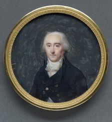 Portrait of a Man, early 1790s. Creator: Jean-Baptiste Isabey (French, 1767-1855)