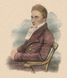 Portrait of a man, early 19th century. Creator: R Page