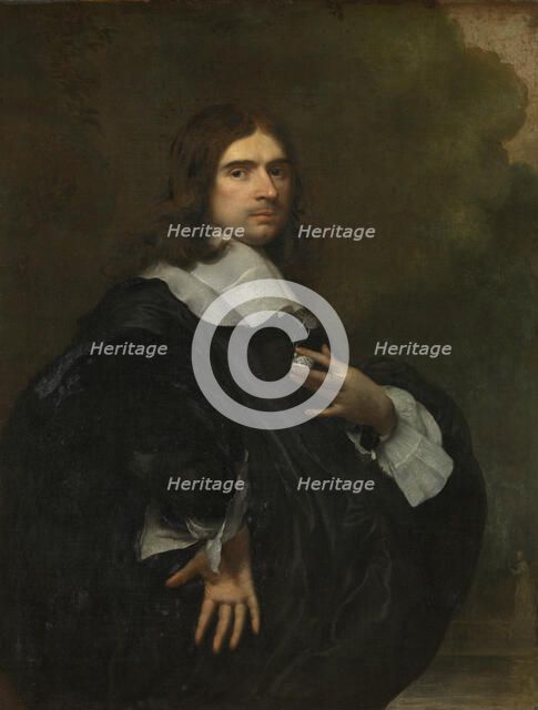 Portrait of a Man, early-mid 17th century. Creator: Adriaen Hanneman.