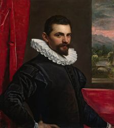 Portrait of a Man (Francesco Bassano?), 1587. Creator: Domenico Tintoretto