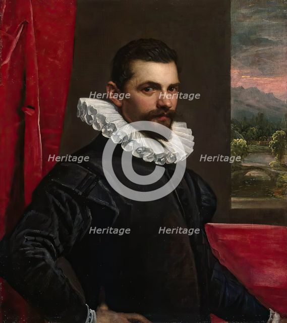Portrait of a Man (Francesco Bassano?), 1587. Creator: Domenico Tintoretto.