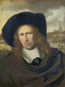 Portrait of a Man from the City of Emden, c1675-1680. Creator: Ludolf Backhuysen I