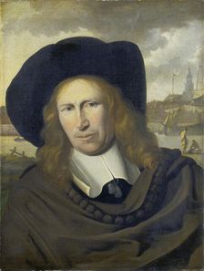 Portrait of a Man from the City of Emden, c1675-1680. Creator: Ludolf Backhuysen I