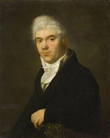 Portrait of a Man from the Schmidt Family, 1825. Creator: Nicolas de Courteille