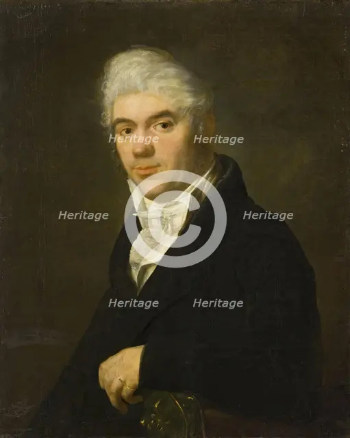 Portrait of a Man from the Schmidt Family, 1825. Creator: Nicolas de Courteille.