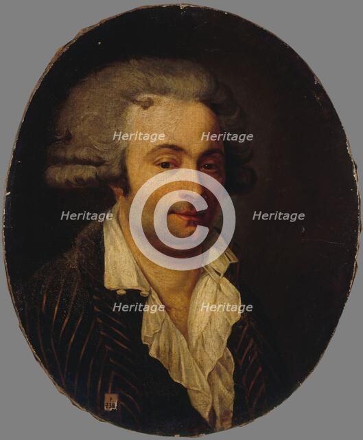 Portrait of a man from the revolutionary period, between 1789 and 1799. Creator: Unknown.