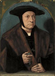 Portrait of a Man from the Weinsberg Family, 1538. Creator: Bartholomaeus Bruyn the Elder