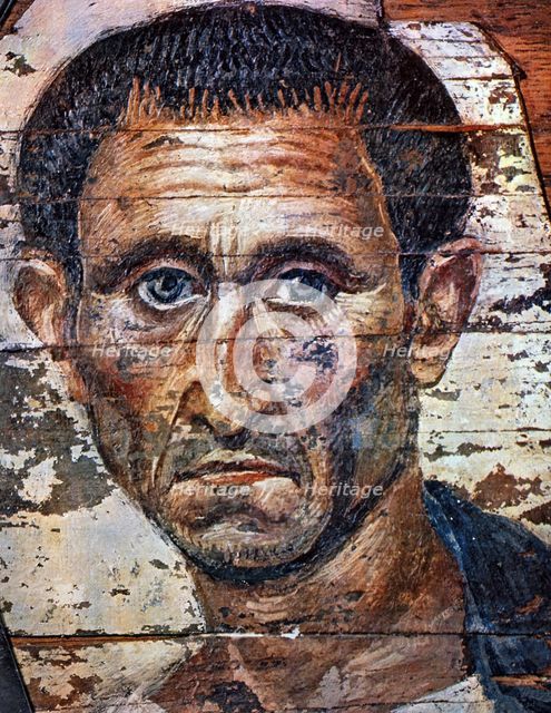 Portrait of a man, from El Fayum in Egypt.