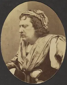 Portrait of a Man in Costume, late 19th century. Creator: Unknown